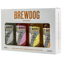 BrewDog Seven Day Vodka - Mini Collection 4x 5cl