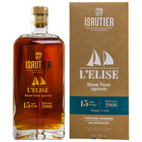 Isautier Rhum 2006/2022 - 15 y.o. l'Elise Rhum Vieux Antipodes